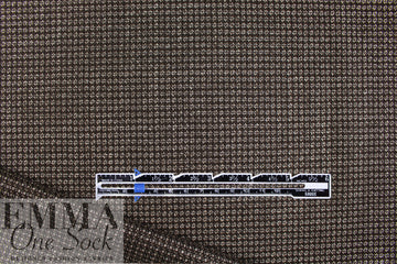 Italian all wool espresso/sand mini-pattern suiting .5 yds