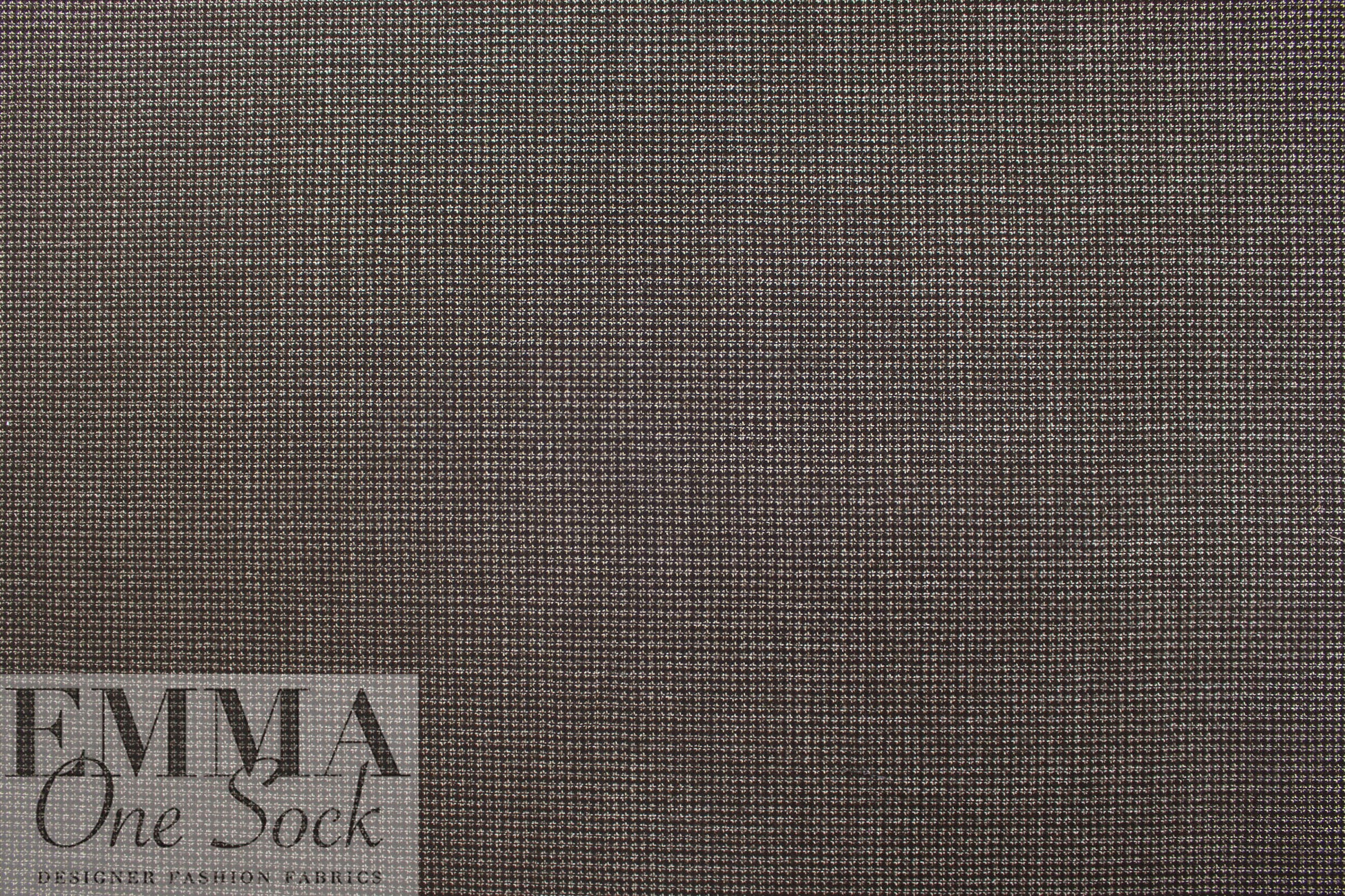 Italian all wool espresso/sand mini-pattern suiting .5 yds
