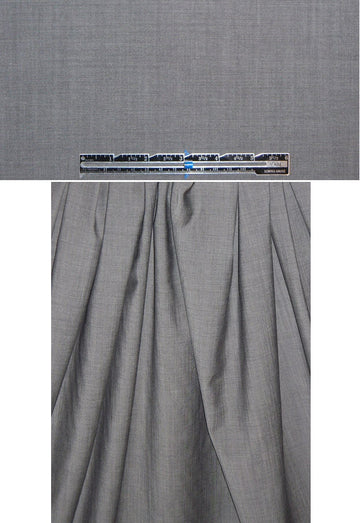 Italian tropical weight wool/cashmere gray woven