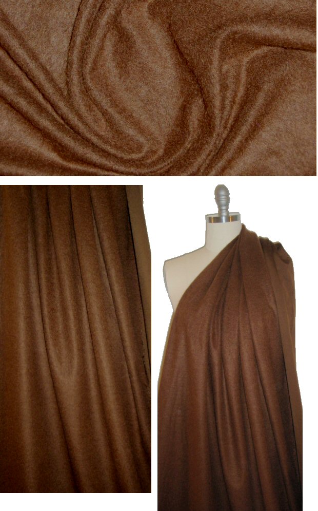 Italian wool/alpaca blend stretch knit - sienna 1.375 yds
