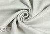 Italian wool/angora/cash doublecloth coating - silver 2.25 yd