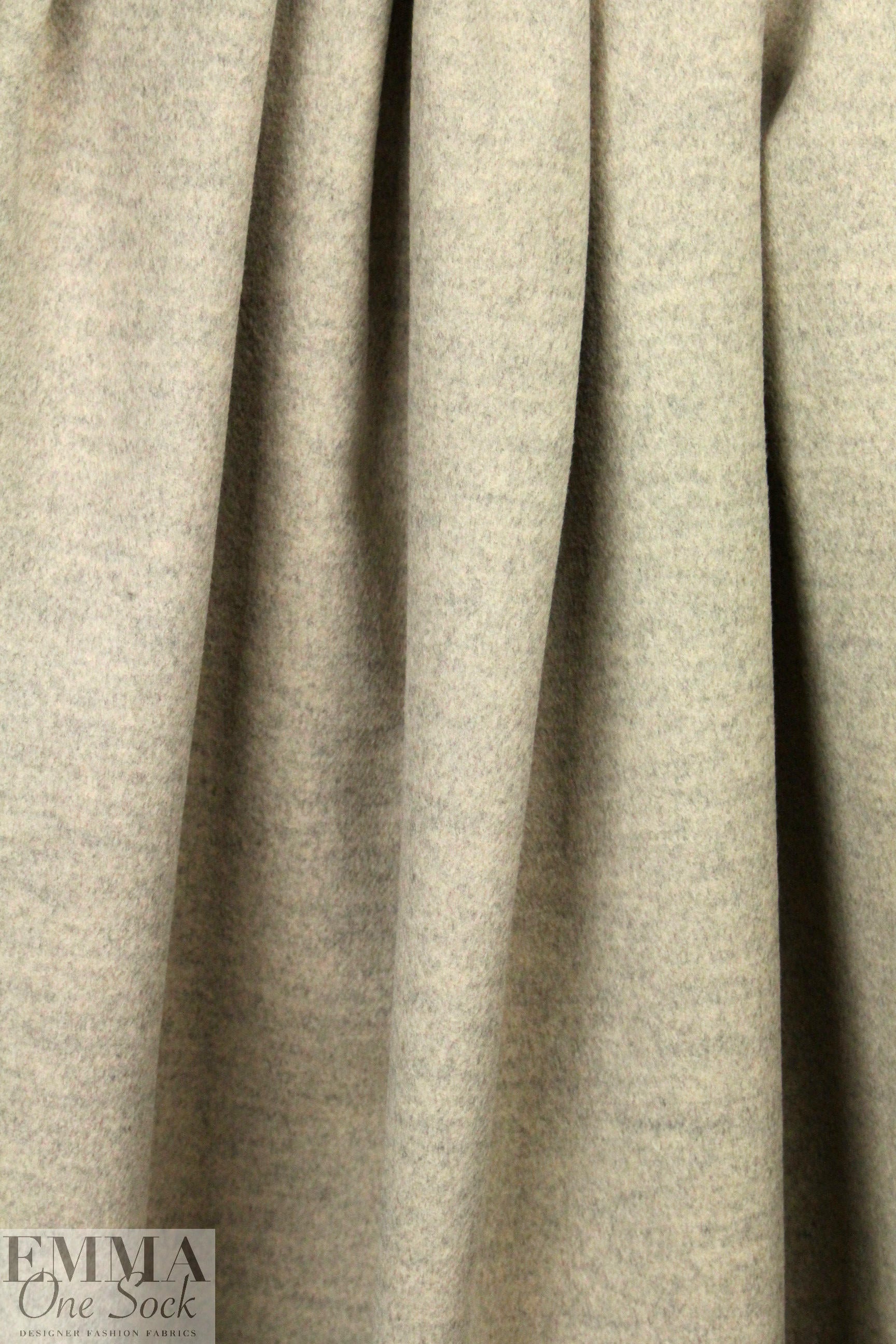 Italian wool/angora/cash doublecloth coating - oatmeal