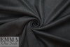 Italian wool/angora luxury coating - off black heather
