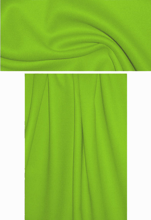 Italian wool/angora doublecloth coating - kermit