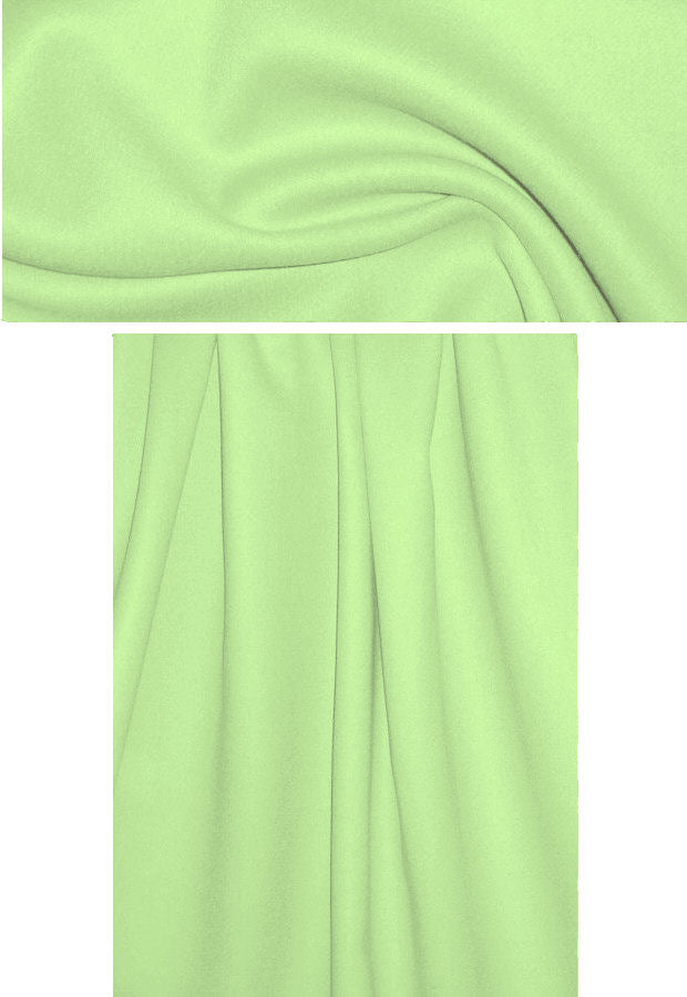 Italian wool/angora doublecloth coating - pistachio 2.5 yd