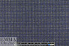 Trin@ Turk royal/black/silver wool blend tweed 1.375 yds