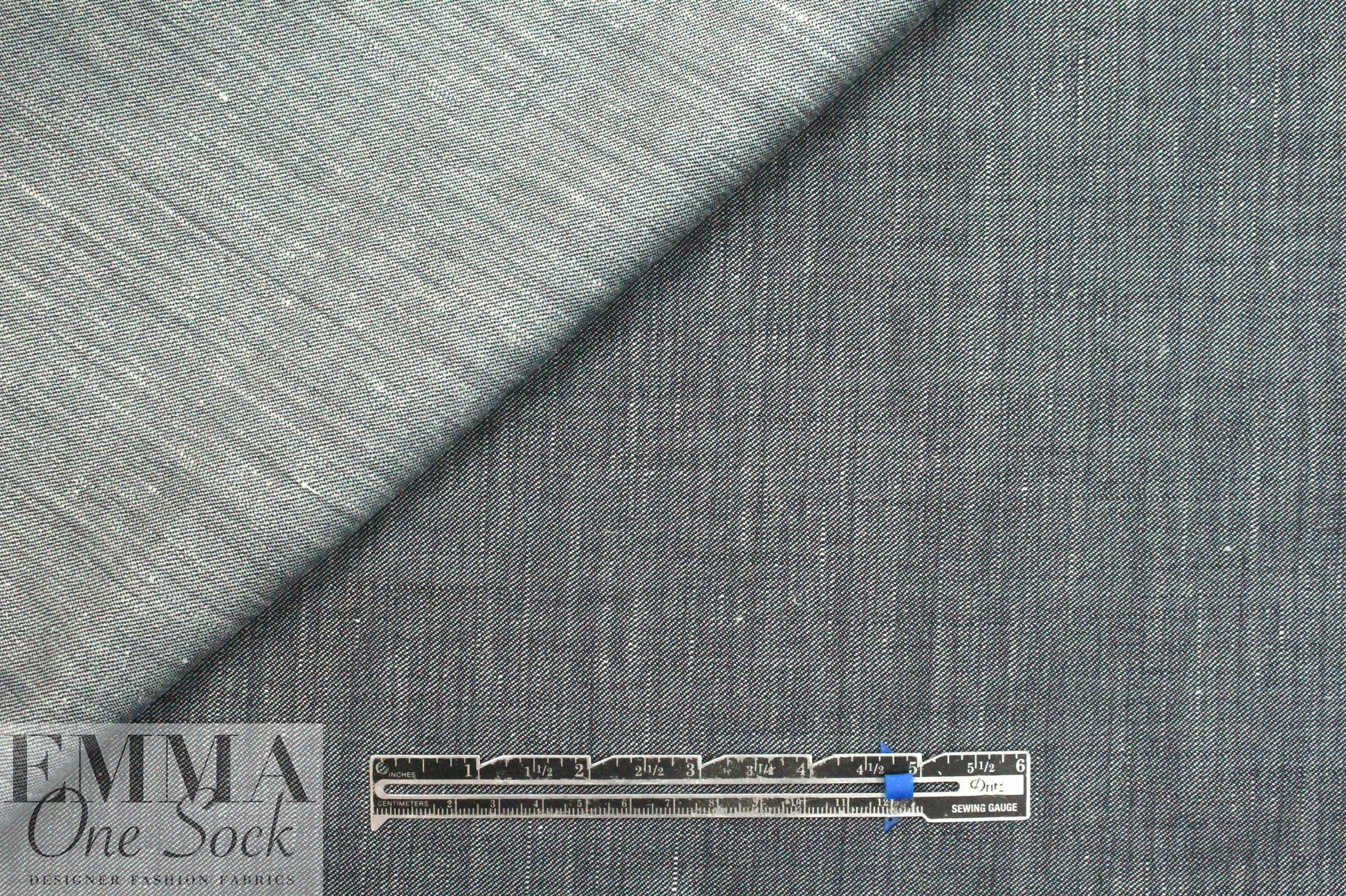 The0ry Italian blue wool blend stretch denim