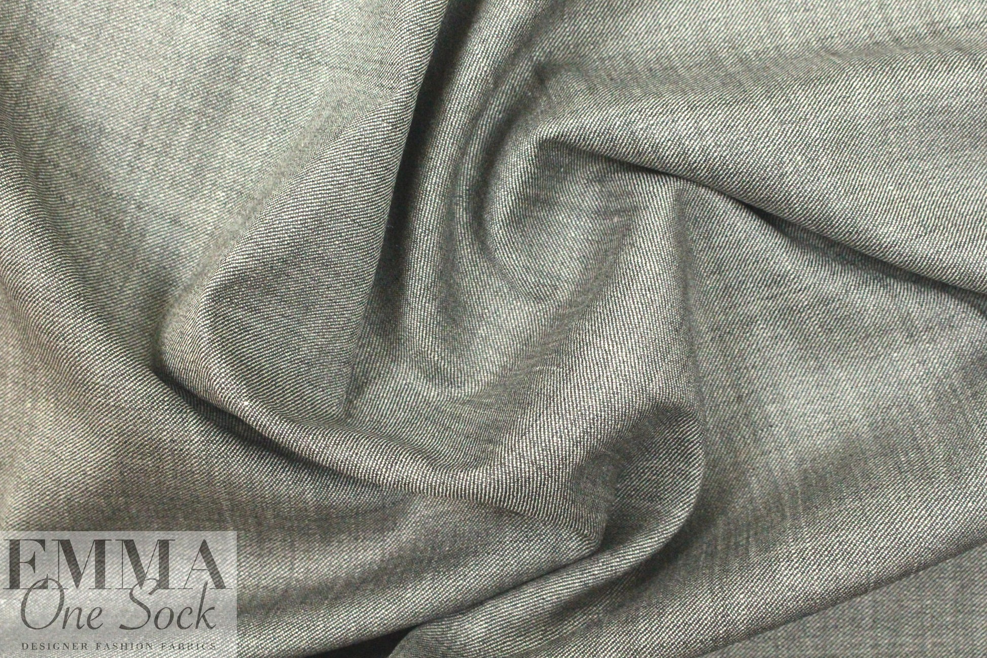 The0ry Italian gray wool blend stretch denim