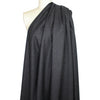 Hug0 Boss crosshatch wool blend woven suiting - black/ash .625 yds