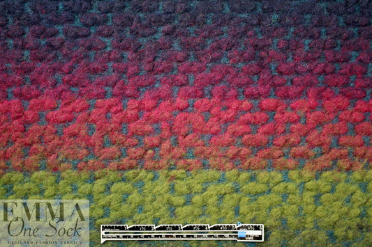Italian ombre' dotted wool fleece knit 2.25 yd