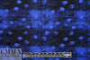 Italian midnight/elecric blue dotted wool fleece knit