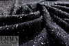 'Chanel-style' wool sparkle boucle' suiting - black 1.125 yds