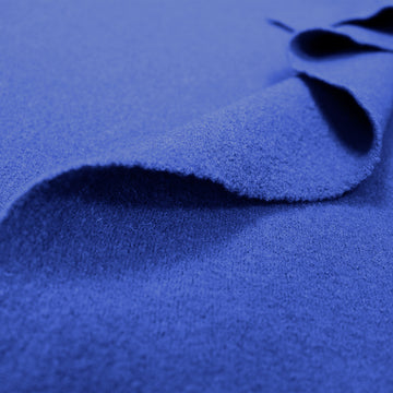 Italian boiled wool knit suiting/coating - bluebell 1.9 yds