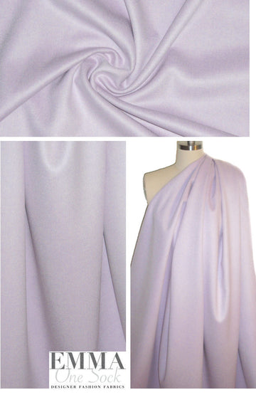 wool/angora/cashmere blend doublecloth - lavender 2.25 yd