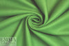 famous designer virgin wool coating - bright moss