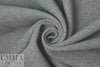 famous designer wool/cashmere doublecloth - gray melange