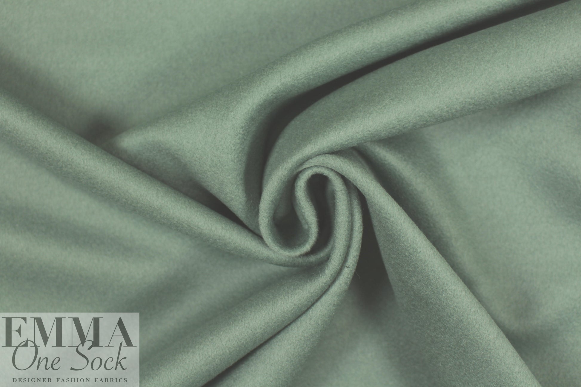 Italian wool/cashmere/angora coating - eucalyptus 1.66 yds