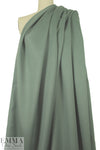 Italian wool/cashmere/angora coating - eucalyptus