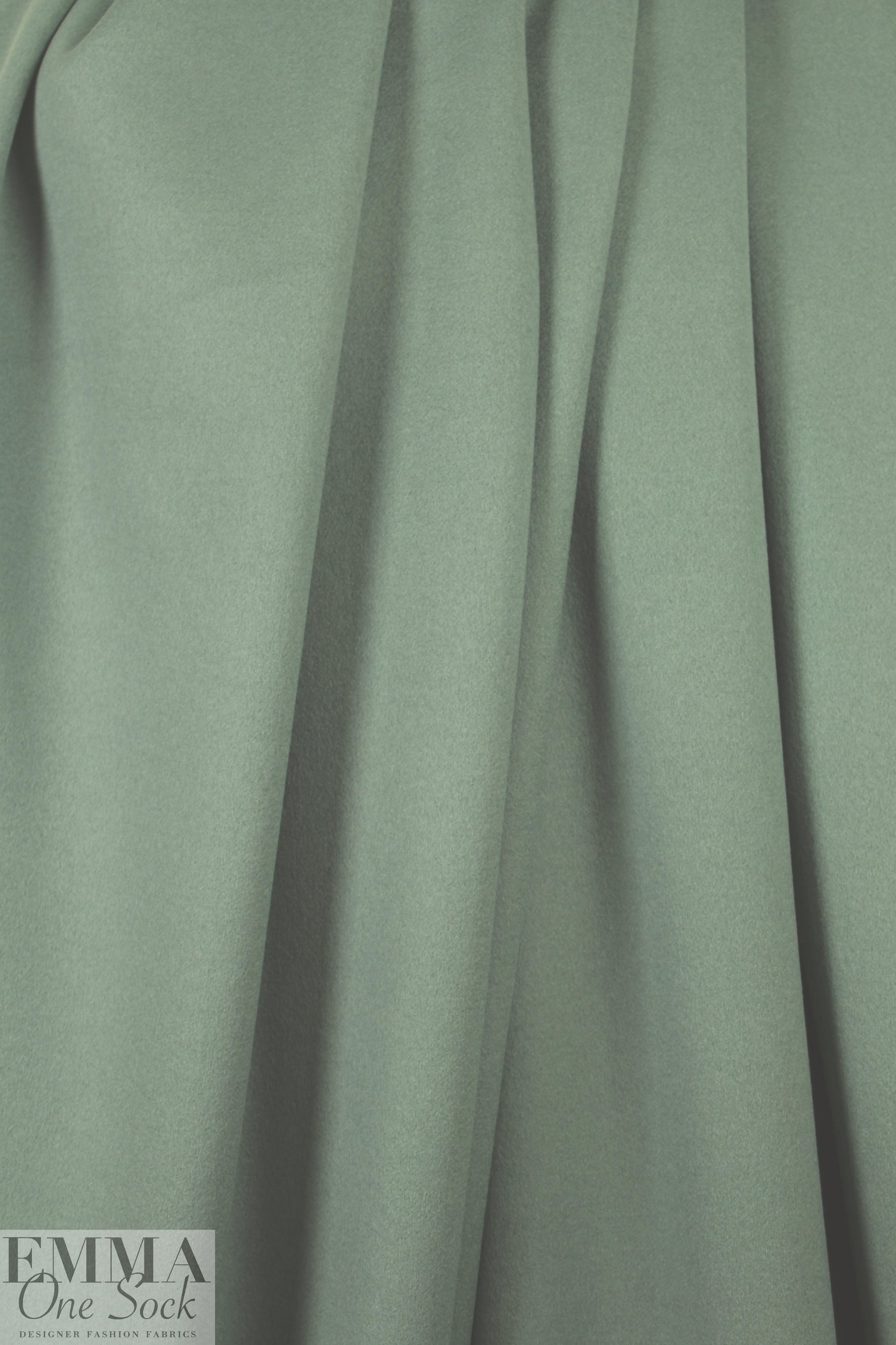 Italian wool/cashmere/angora coating - eucalyptus .75 yds