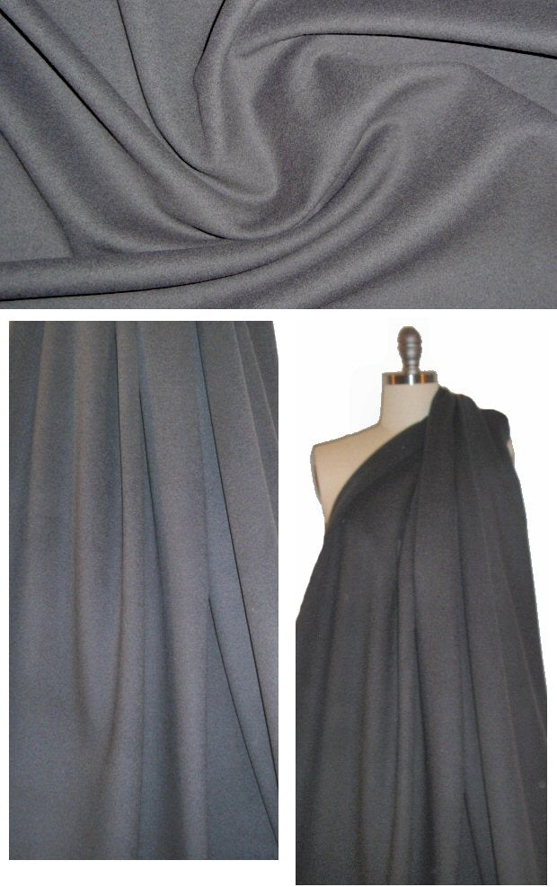 DKNY Italian wool/cashmere coating - rhino 2 yd