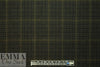Italian olive-brown plaid wool/cashmere suiting