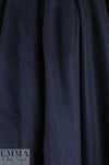 NY designer wool/cashmere woven coating - deep midnight