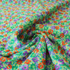 Italian luxury 'floral bliss' wool crepe