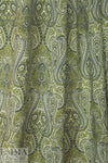 NY designer boa paisley medallion vintage wool challis 2 yds