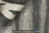 Italian wool/angora abstract design coating - gray