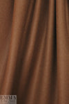 famous designer virgin wool coating - nutmeg