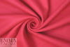 famous designer virgin wool coating - watermelon