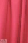 famous designer virgin wool coating - watermelon