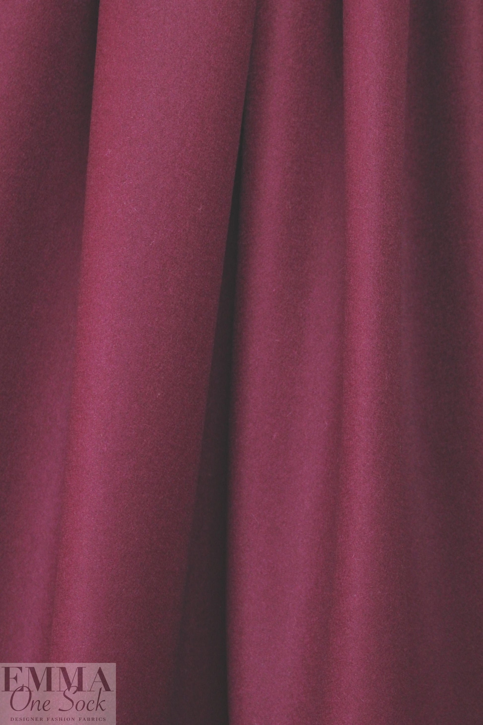 famous designer virgin wool coating - poupre'