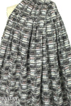 Italian chunky boucle-textured ash/graphite wool knit