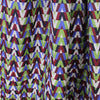 Italian 'banded chevrons' jacquard woven backed wool coating 2.25 yd