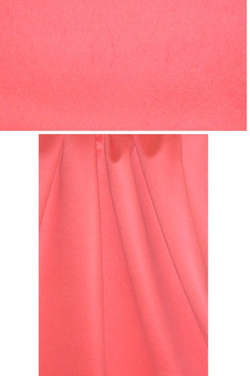 Italian wool/angora doublecloth coating - bright coral 1.125 yds