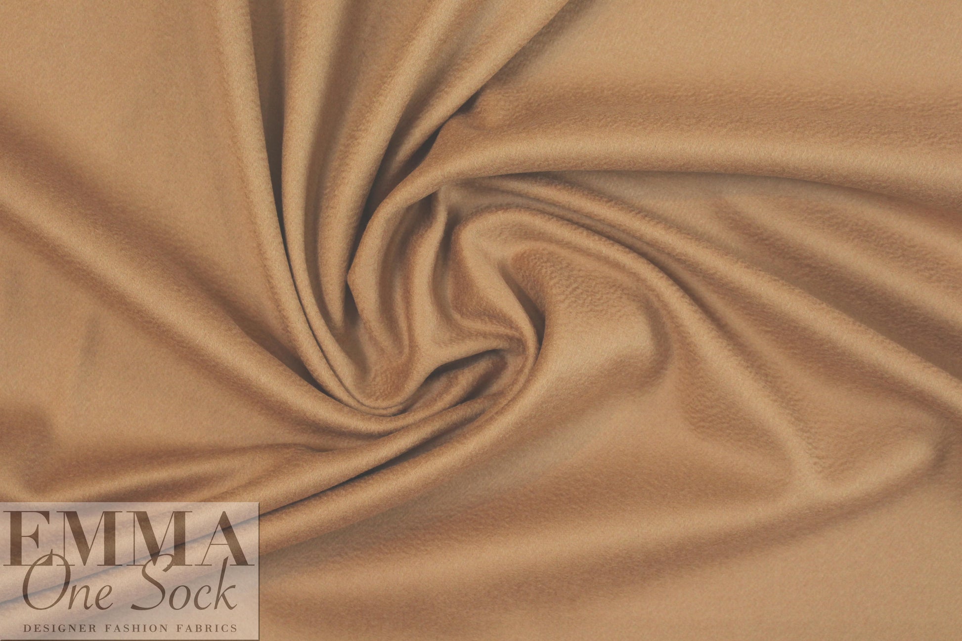 Italian virgin wool coating - camel