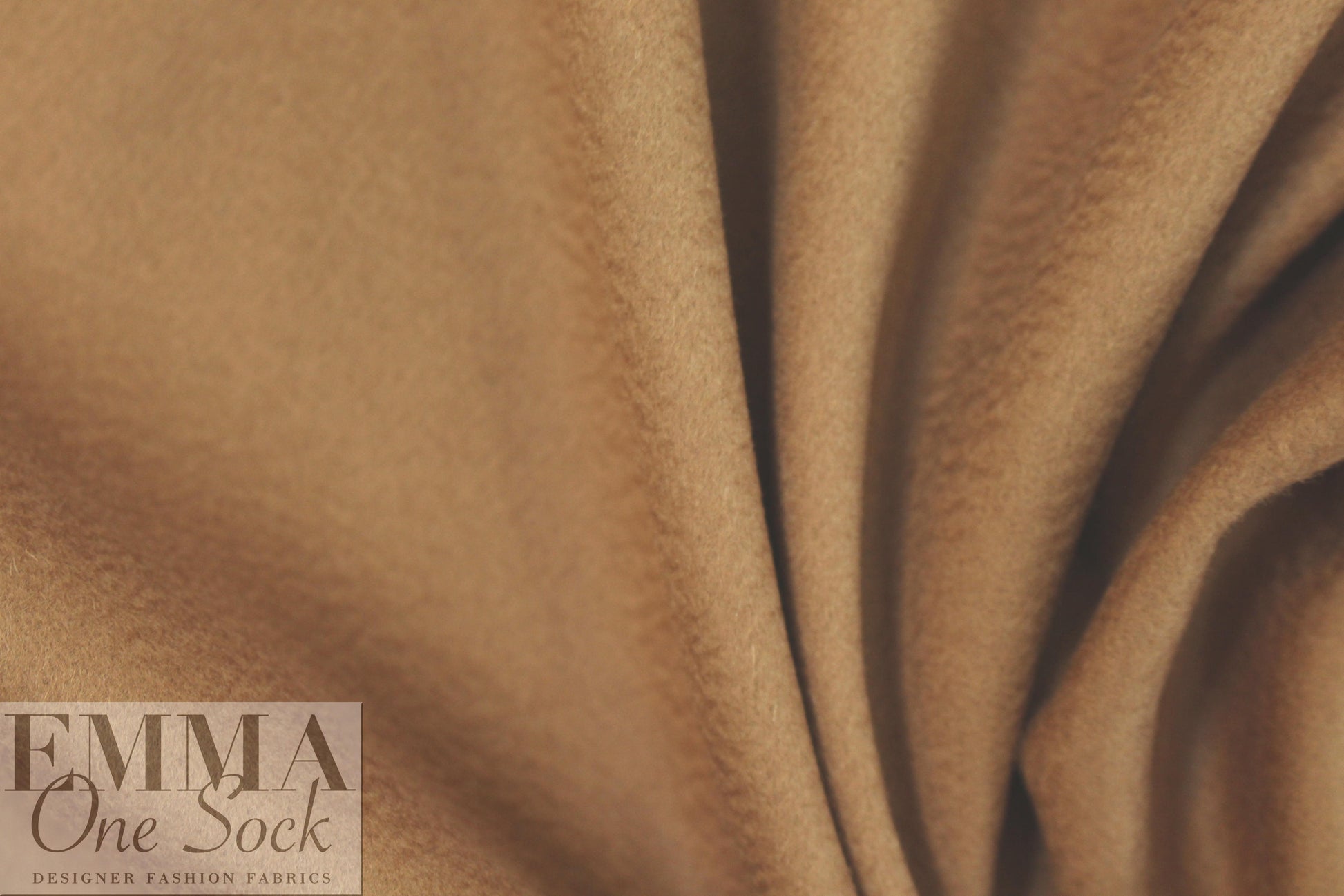 Italian virgin wool coating - camel 2.5 yds