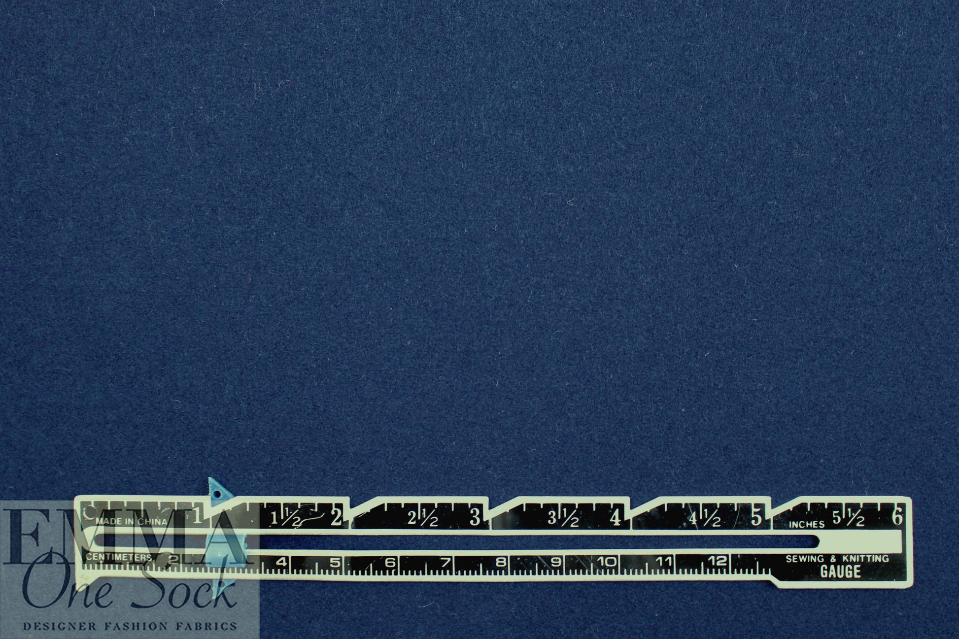 NY designer woven wool blend coating - dark navy 3 yd