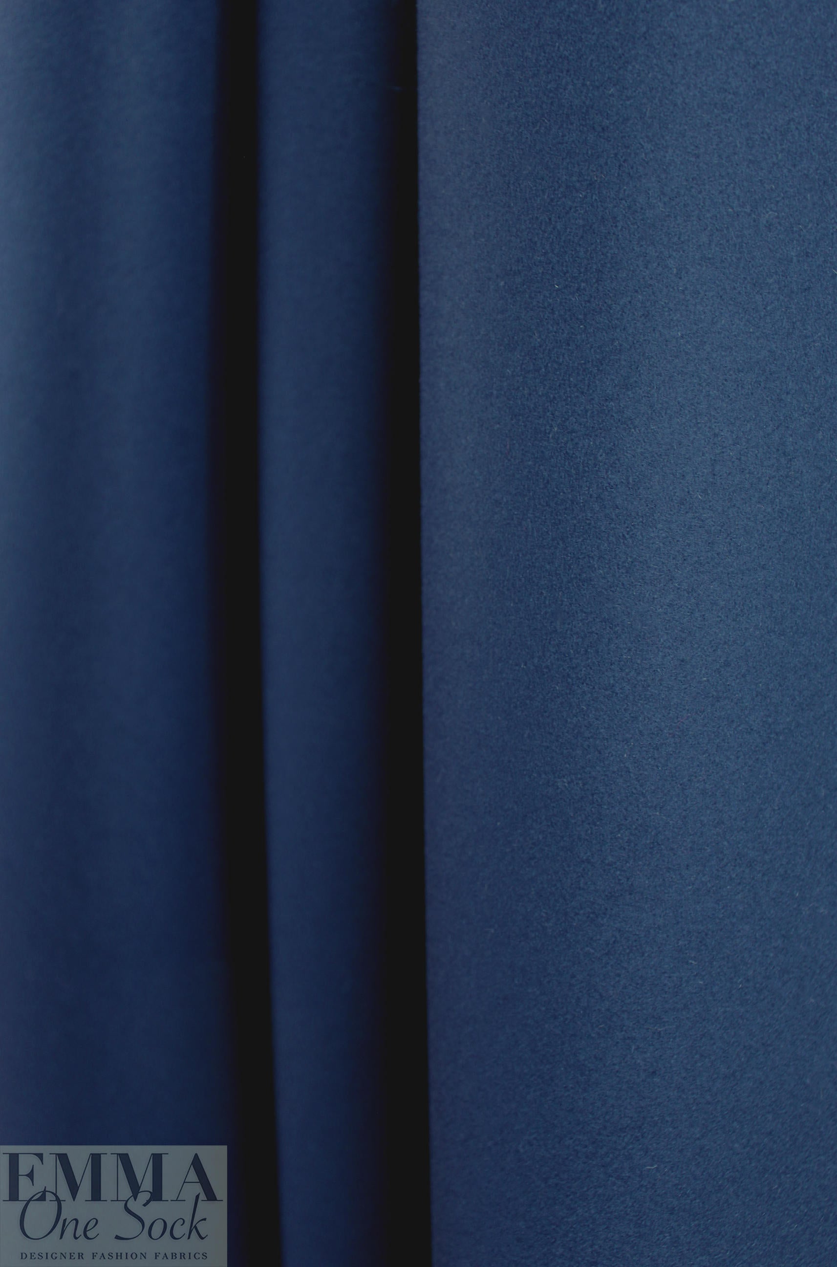 NY designer woven wool blend coating - dark navy 3 yd