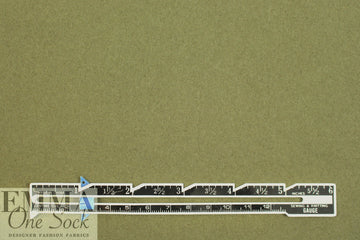 NY designer woven wool blend coating - olive 2 yd