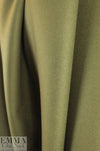 NY designer woven wool blend coating - olive 2 yd