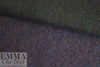 Italian wool doublecloth coating - mulberry/sapphire 2.75 yd