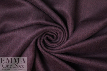 NY designer wool/alpaca coating - deep plum
