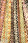 Italian wool 'fairisle' jacquard coating - autumn tones