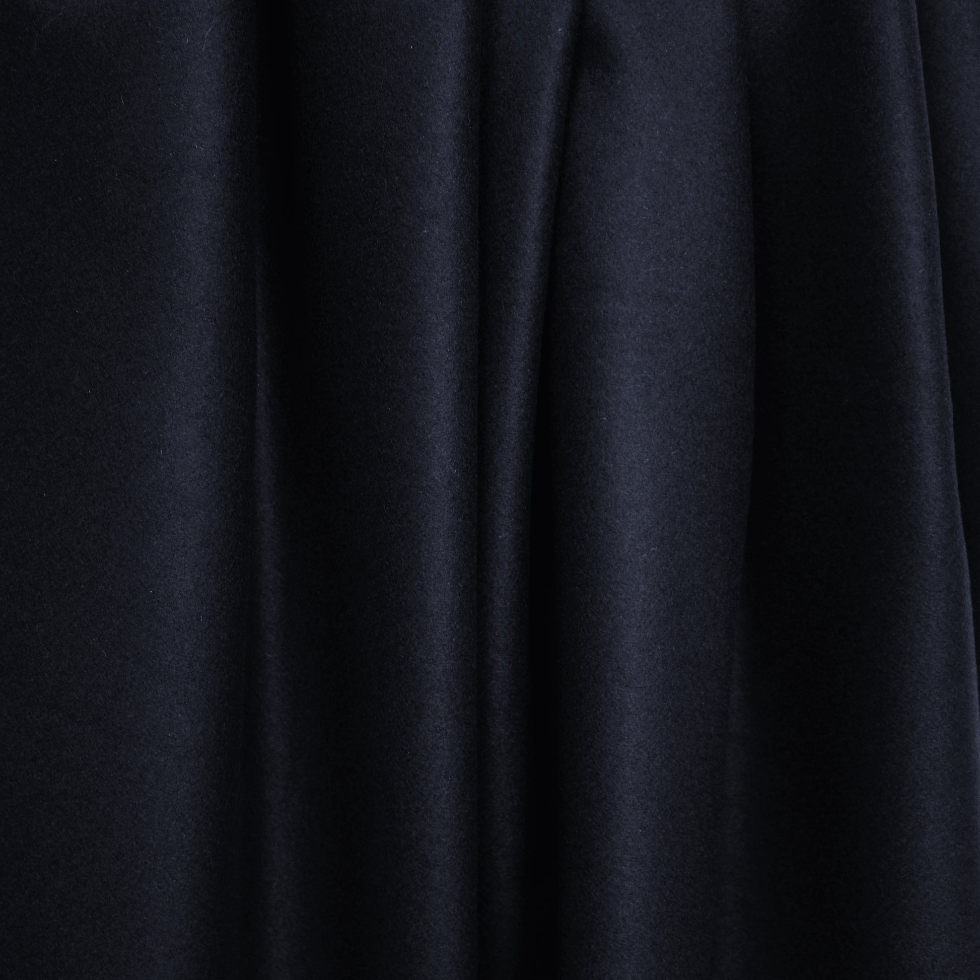 French wool/cashmere blend melton coating - midnight