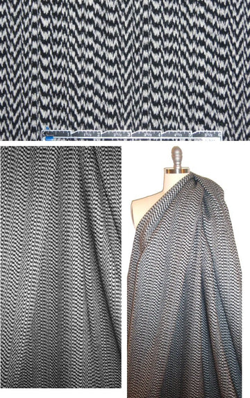 Italian wool blend novelty weave coating