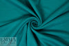 all wool cord stitch ribbed sweater knit - bright teal 1.75 yd