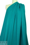 all wool cord stitch ribbed sweater knit - bright teal 1.75 yd