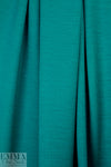 all wool cord stitch ribbed sweater knit - bright teal 1.25 yds
